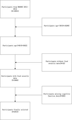 Impact of food insecurity on cognitive health in older adults: insights from the NHANES 2011–2014 data